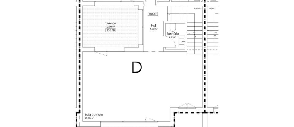 Maison T3 à Louredo de 271 m²