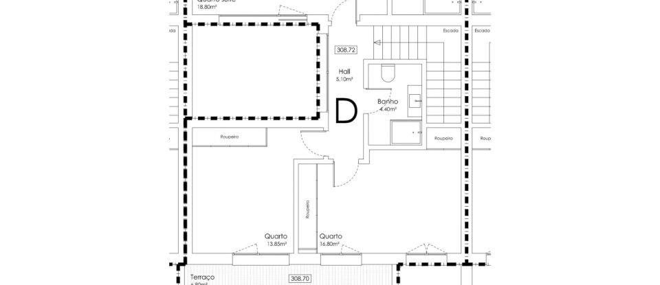 Maison T3 à Louredo de 271 m²