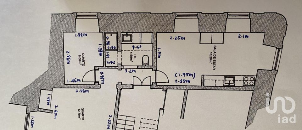 Apartamento T1 em Estrela de 40 m²