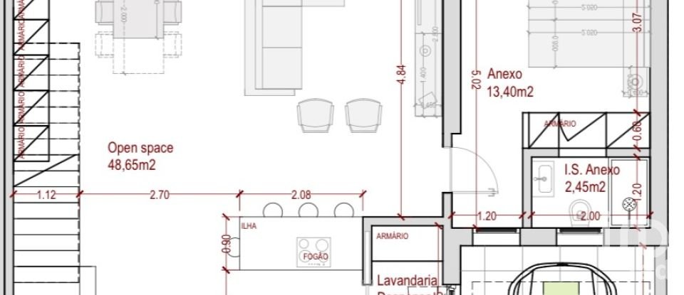 Moradia T4 em Fernão Ferro de 130 m²