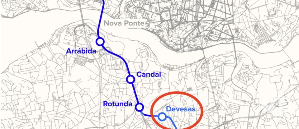 Maison T1 à Santa Marinha E São Pedro Da Afurada de 39 m²