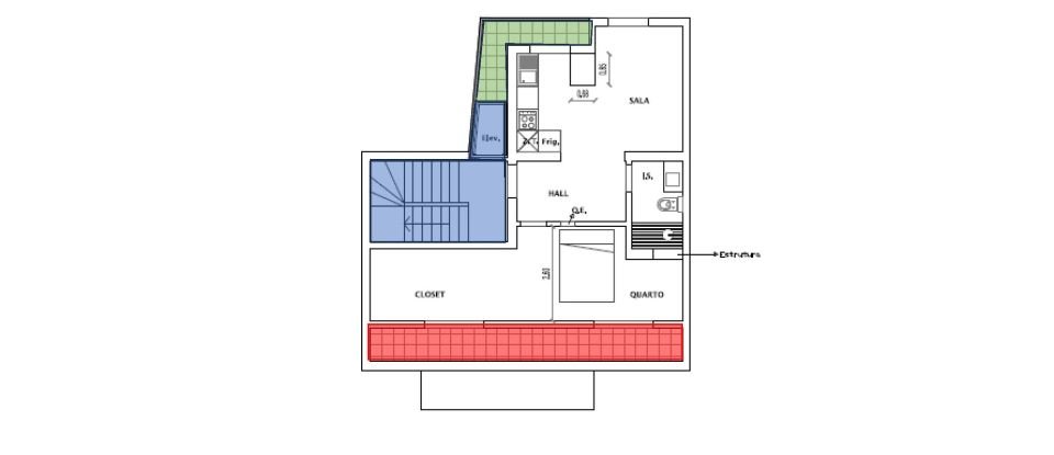 Appartement T1 à Arroios de 50 m²