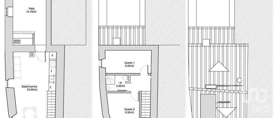 Maison T2 à Sabóia de 95 m²