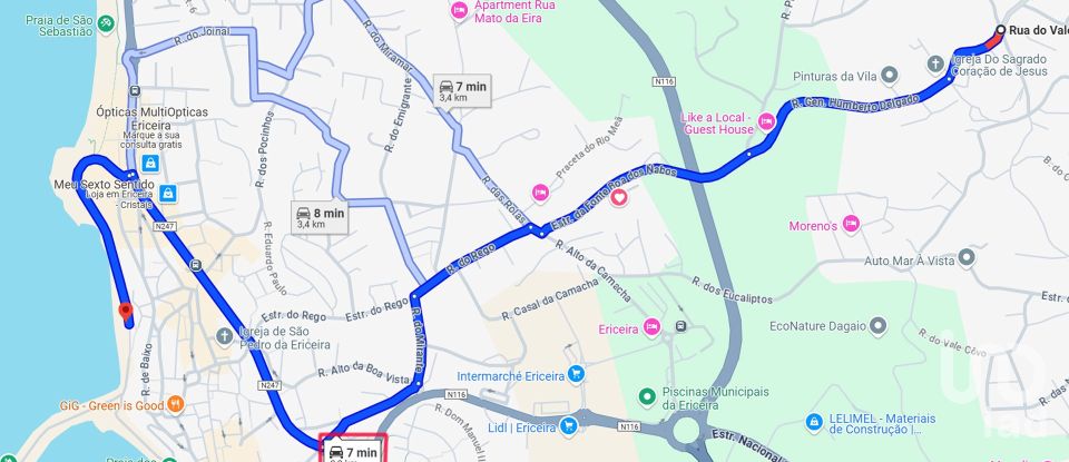 Maison T3 à Ericeira de 227 m²