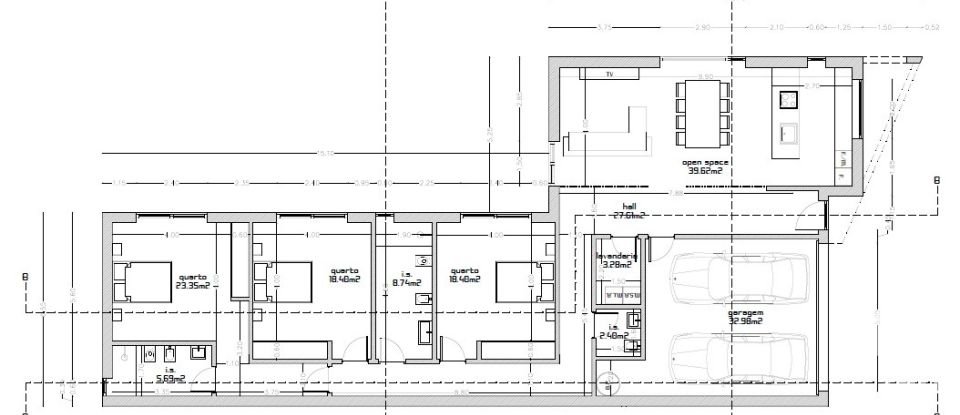 Maison T3 à Murtosa de 215 m²