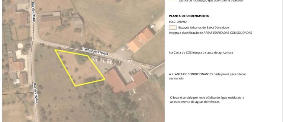 Building plot in Chão de Couce of 1,480 m²