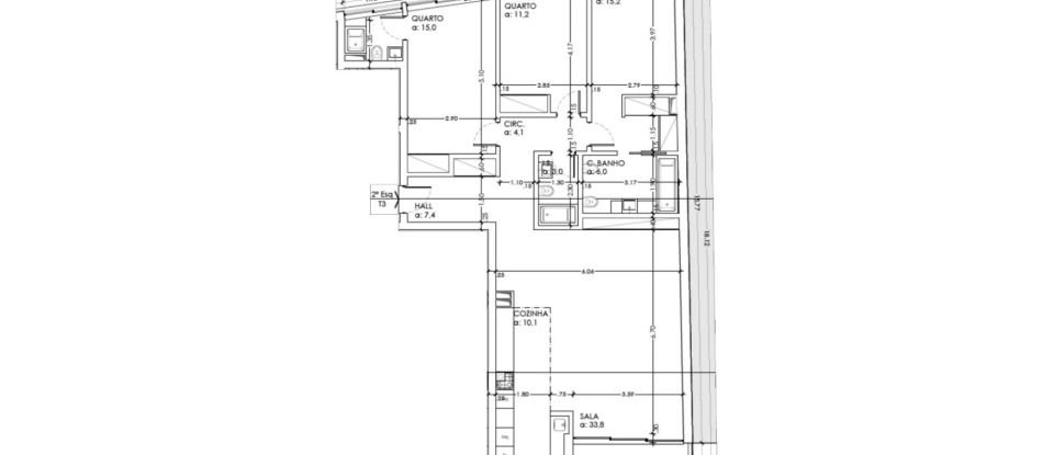 Appartement T3 à Sesimbra (Castelo) de 108 m²