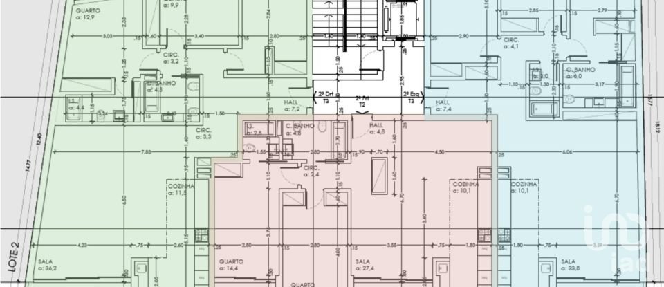 Appartement T3 à Sesimbra (Castelo) de 108 m²