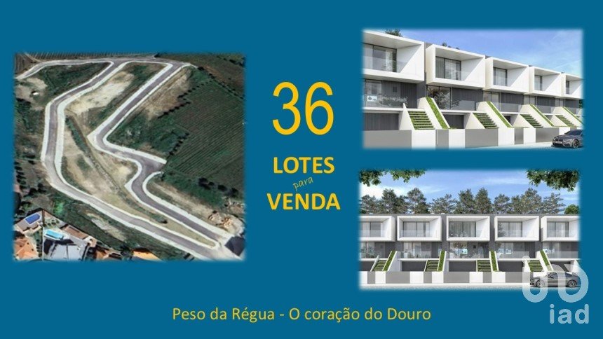 Terreno urbano em Peso da Régua e Godim de 243 m²