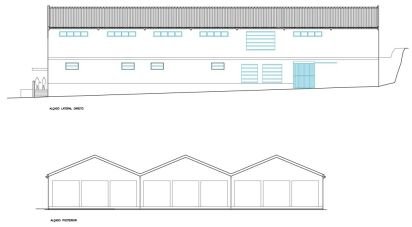 Hangar à Beja (Salvador e Santa Maria da Feira) de 3 348 m²