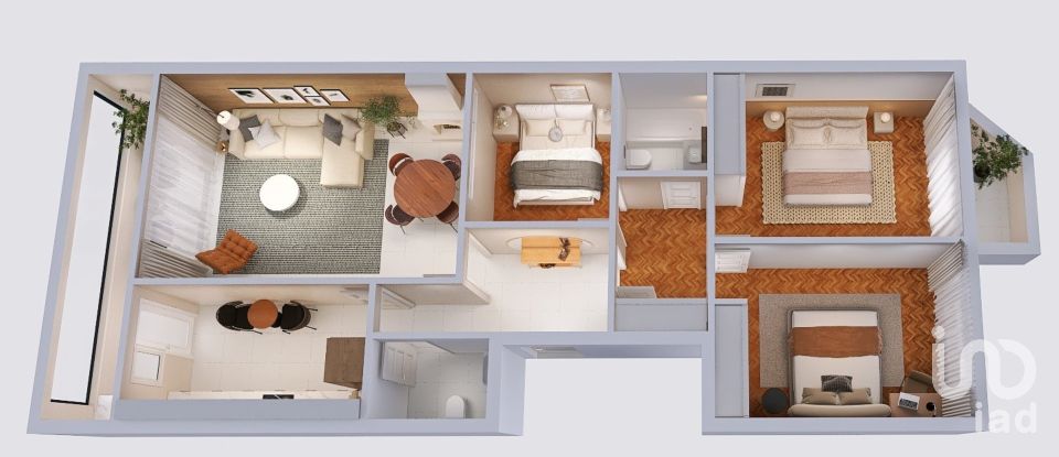 Appartement T2 à São Félix da Marinha de 115 m²