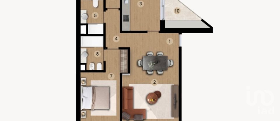 Apartamento T1 em Câmara de Lobos de 140 m²