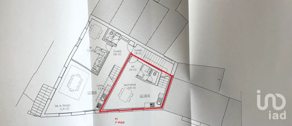 Duplex T1 em Covilhã e Canhoso de 74 m²