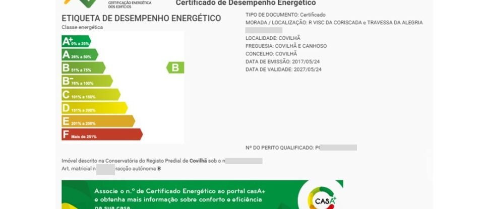 Duplex T3 à Covilhã e Canhoso de 119 m²