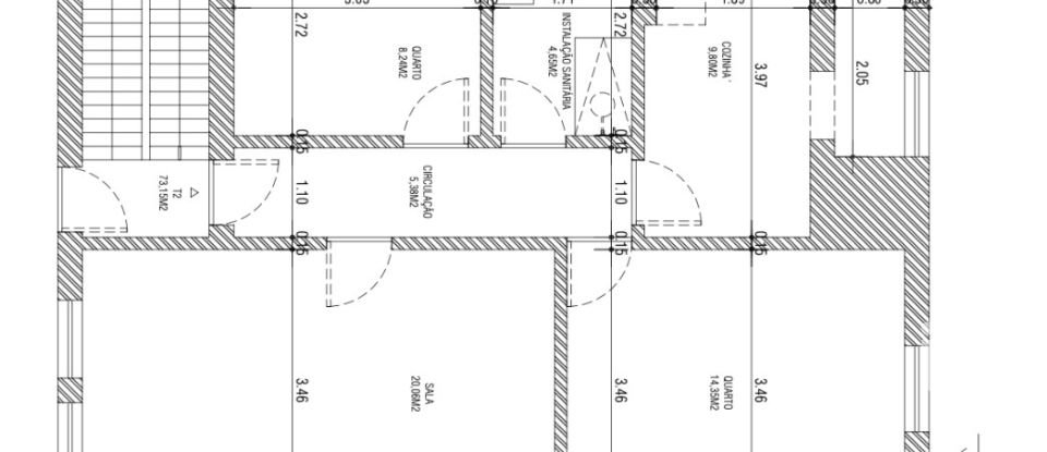Appartement T2 à Costa da Caparica de 100 m²