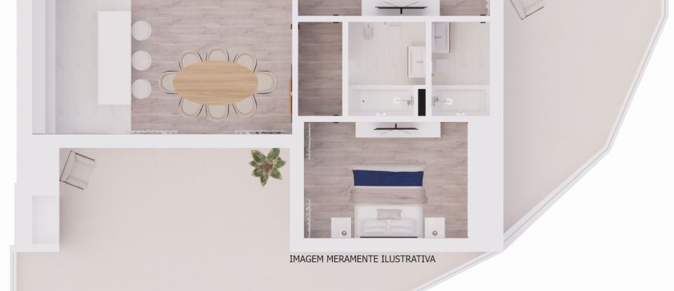 Appartement T2 à Pombal de 79 m²