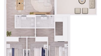 Appartement T3 à Pombal de 133 m²