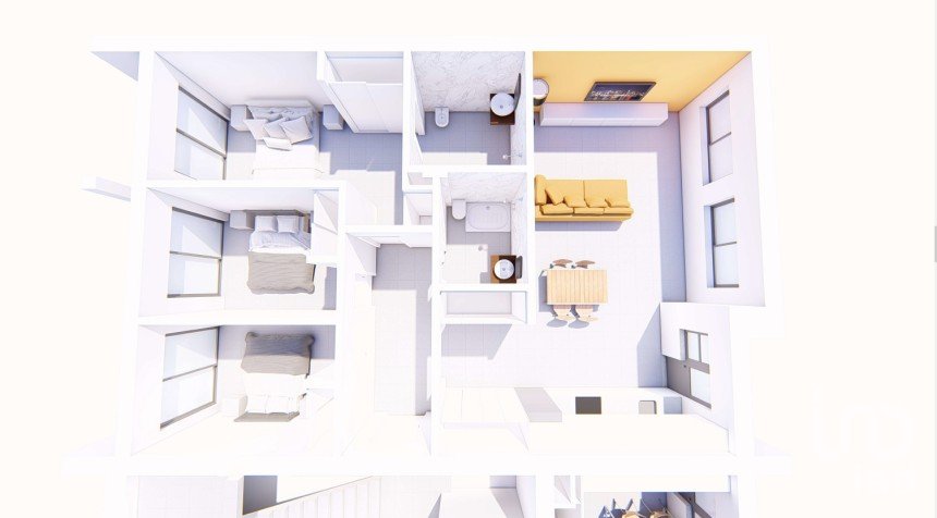 Apartamento T3 em Moncarapacho e Fuseta de 89 m²