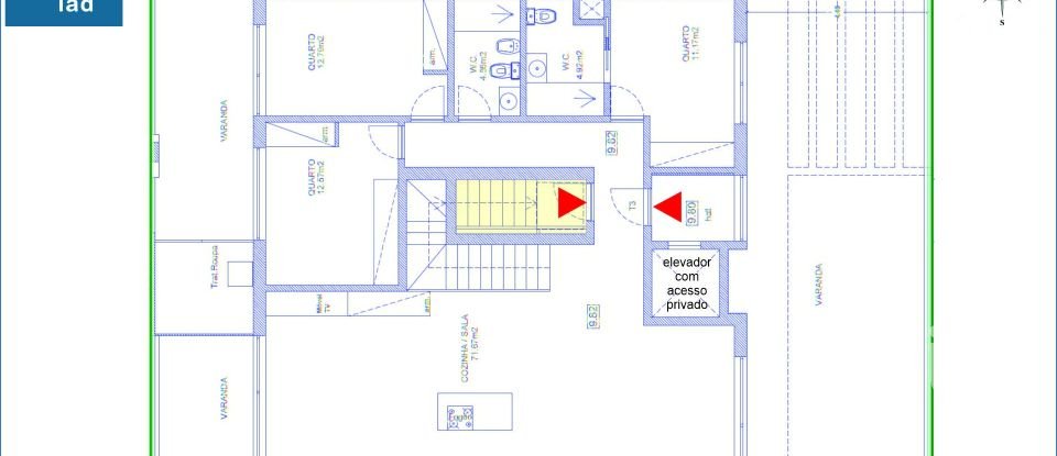 Apartment T3 in Gafanha da Encarnação of 435 m²