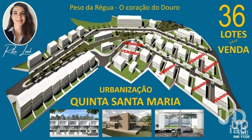 Terreno em Peso da Régua e Godim de