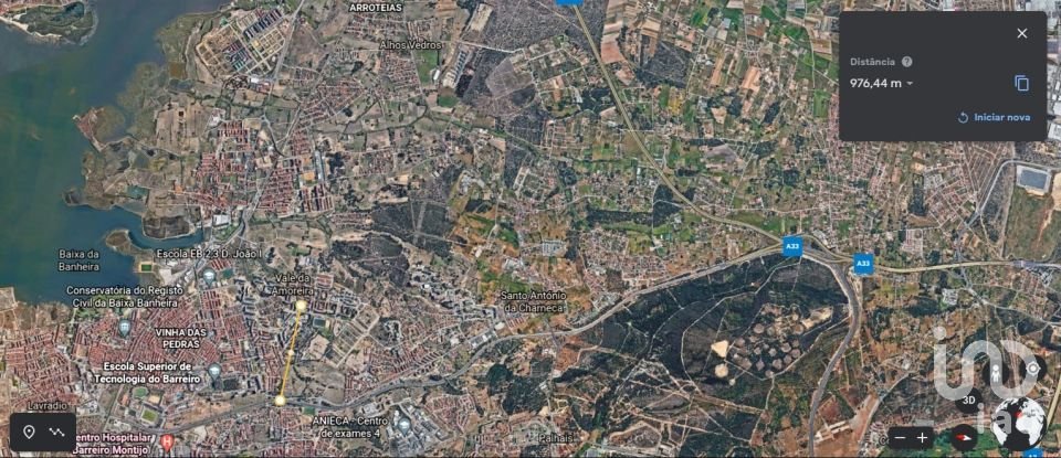 Terreno urbano em Baixa Da Banheira E Vale Da Amoreira de 226 m²