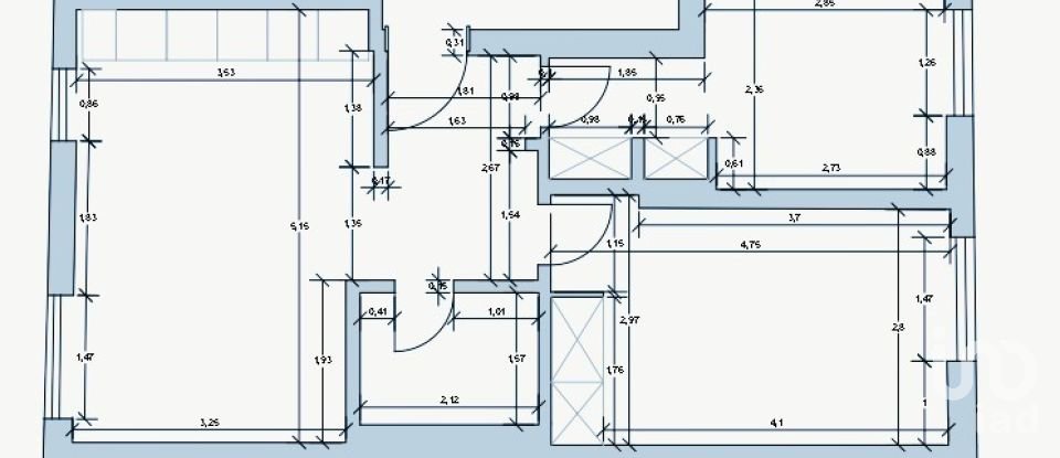 Apartamento T2 em Odivelas de 59 m²
