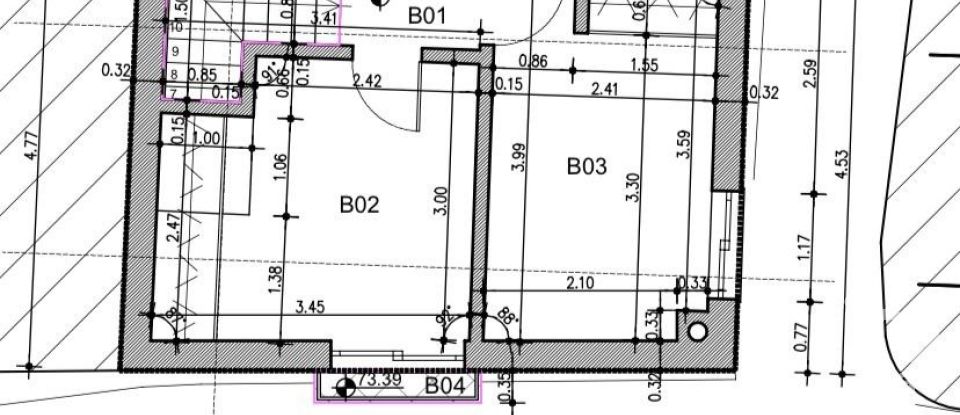 Maison de village T2 à Bensafrim e Barão de São João de 60 m²