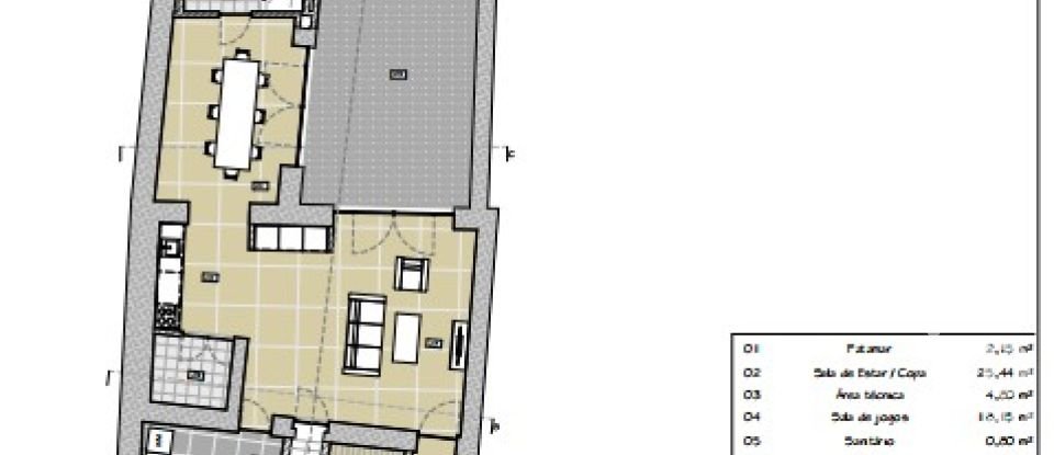 Maison T4 à Alcantarilha e Pêra de 265 m²