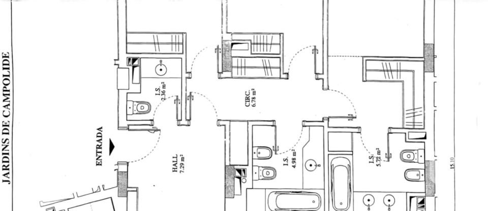 Apartamento T3 em Campolide de 180 m²