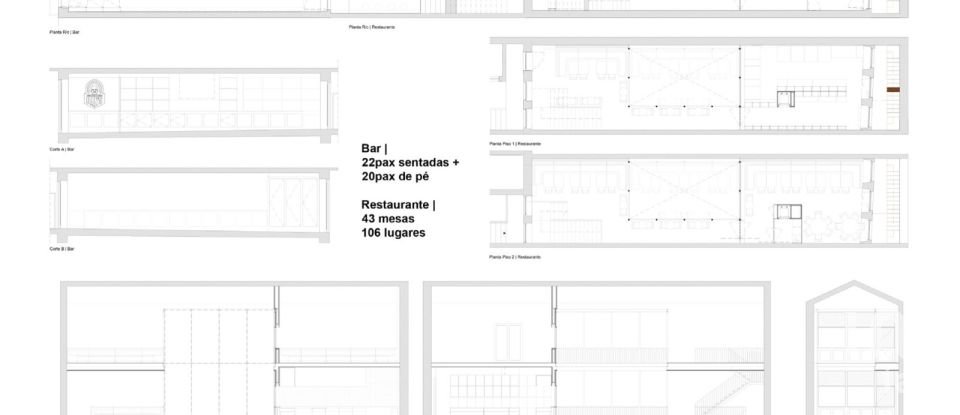 Restaurant in Cedofeita, Santo Ildefonso, Sé, Miragaia, São Nicolau e Vitória of 463 m²