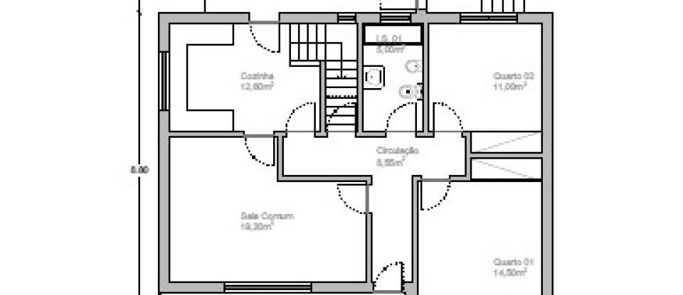 Casa tradicional T5 em Souto da Carpalhosa e Ortigosa de 197 m²
