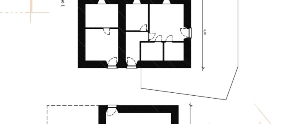 Maison de village T3 à Sobreira Formosa e Alvito da Beira de 193 m²