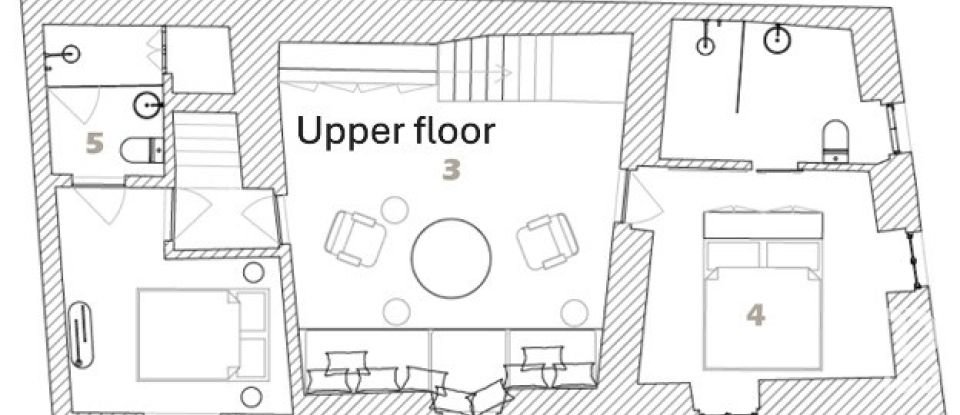 Casa de aldeia T3 em Pedrógão Pequeno de 196 m²