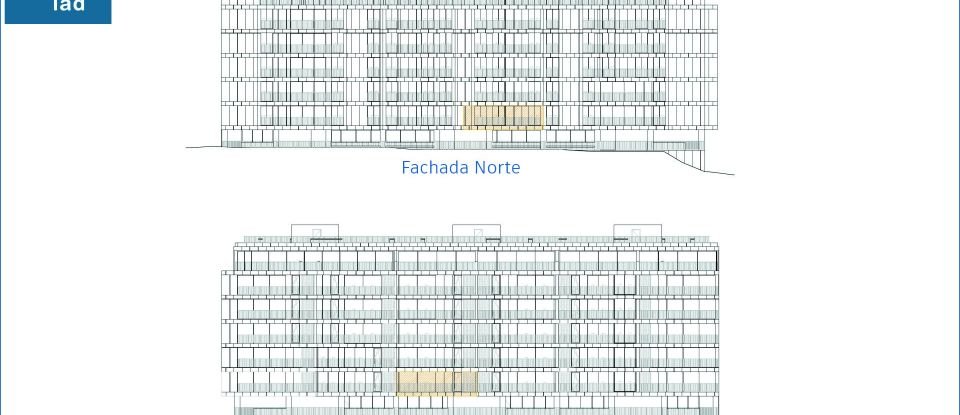 Appartement T3 à Glória E Vera Cruz de 119 m²