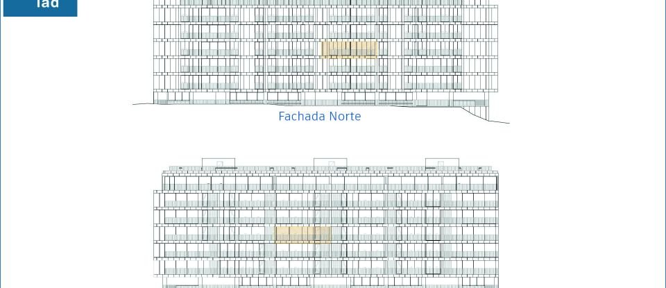 Appartement T3 à Glória E Vera Cruz de 119 m²