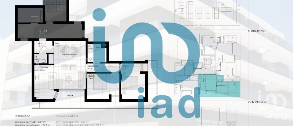 Apartment T2 in Quelfes of 113 m²