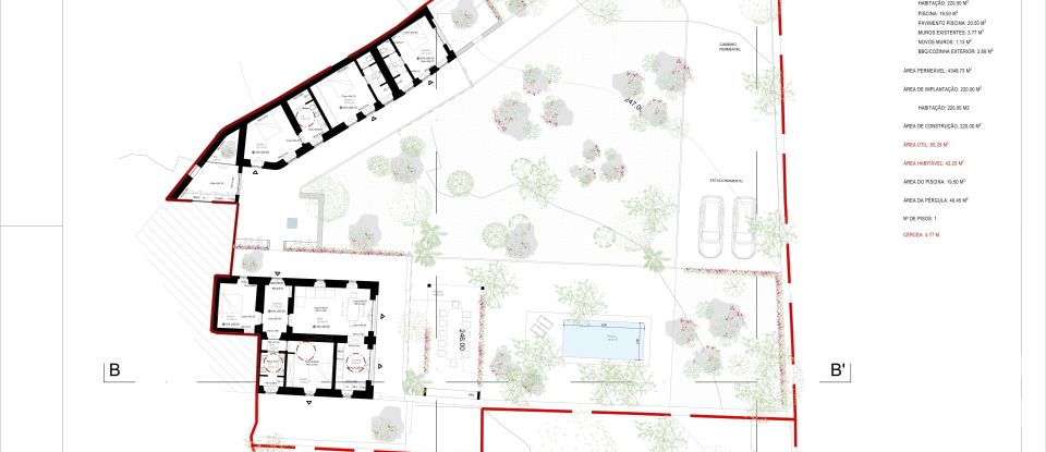Ferme T5 à São Brás de Alportel de 220 m²