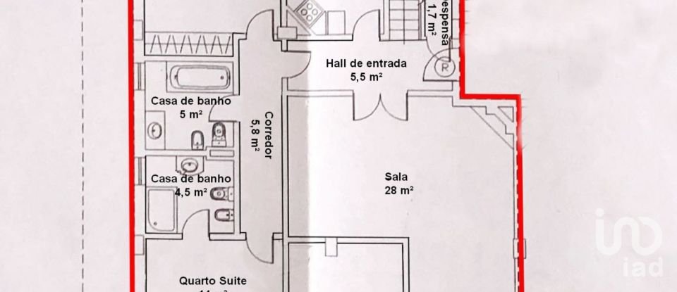 Apartment T3 in Silveira of 210 m²