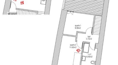 Appartement T2 à Santa Maria Maior de 48 m²