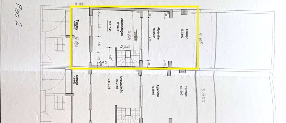 Moradia T3 em Charneca De Caparica E Sobreda de 134 m²