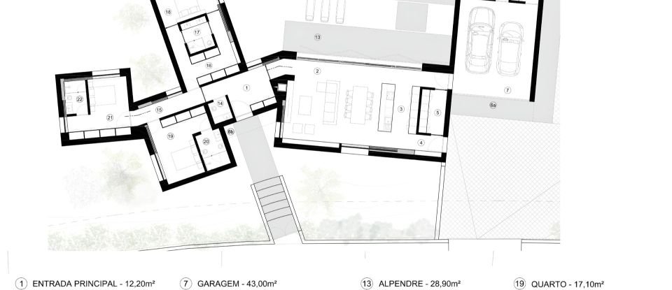 Land in Cortegaça of 1,593 m²
