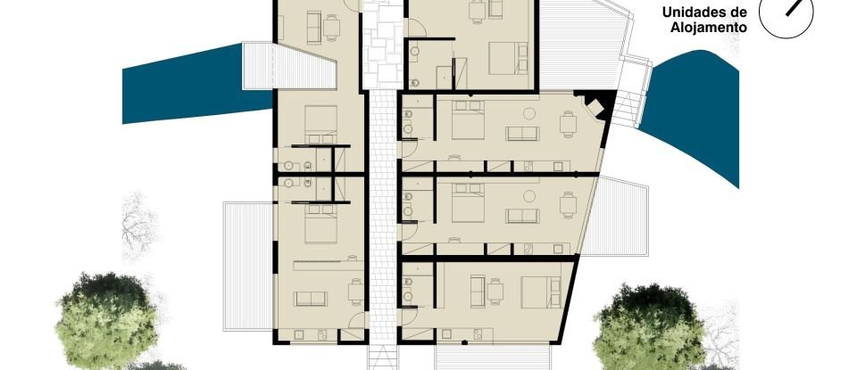 Quinta T4 em Crasto, Ruivos e Grovelas de 341 m²
