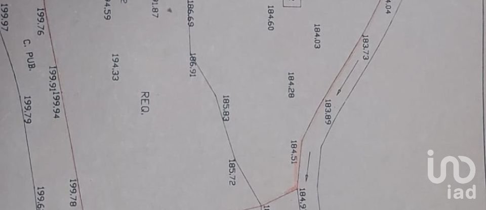 Terreno em Santo isidoro e livração de 2 100 m²