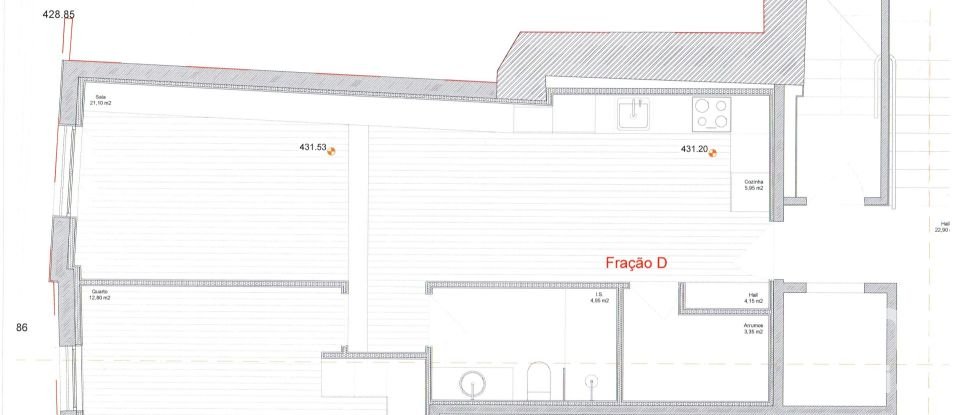 House T10 in Vila Real of 1,404 m²