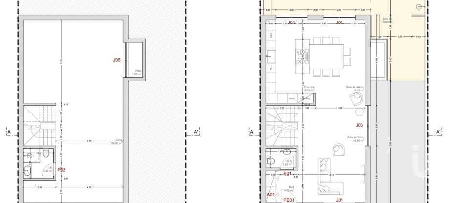 Moradia T3 em Moncarapacho e Fuseta de 192 m²