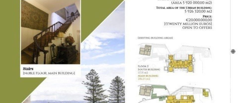 Castle T21 in Sintra (Santa Maria e São Miguel, São Martinho e São Pedro de Penaferrim) of 2,264 m²