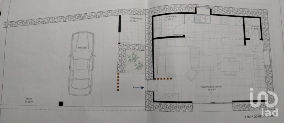 Maison rustique T3 à Caria de 126 m²