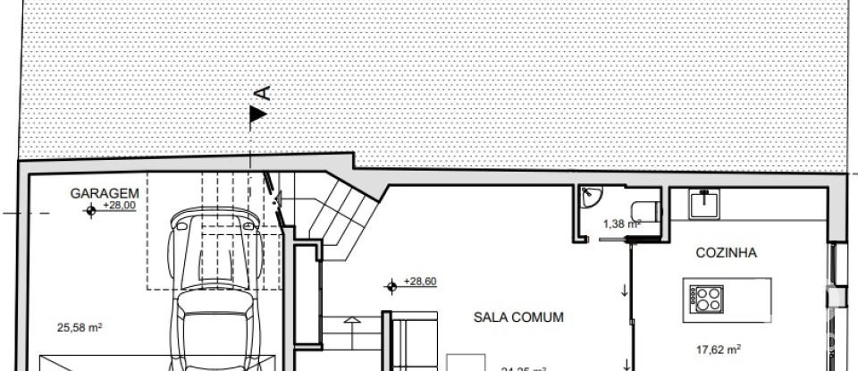 Maison T3 à Faro (Sé e São Pedro) de 90 m²