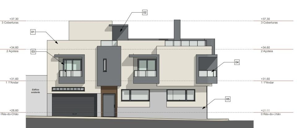 Maison T3 à Faro (Sé e São Pedro) de 90 m²