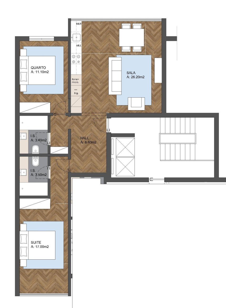 Apartamento T2 em Setúbal (São Julião, Nossa Senhora da Anunciada e Santa Maria da Graça) de 81 m²